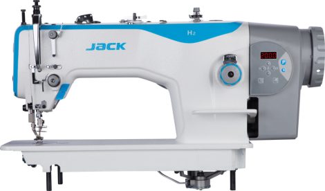 Jack H2A-CZ-12 kettőstovábbítású nagy hurokfogós nehéz árus gyorsvarrógép kárpitos kompletten